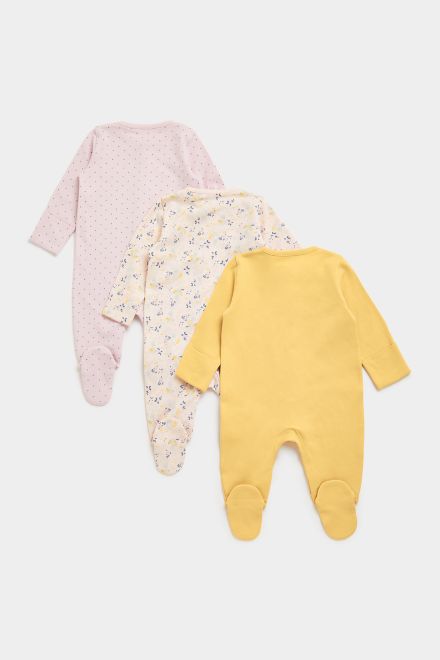 Mothercare / Слип, 3 шт. для девочки