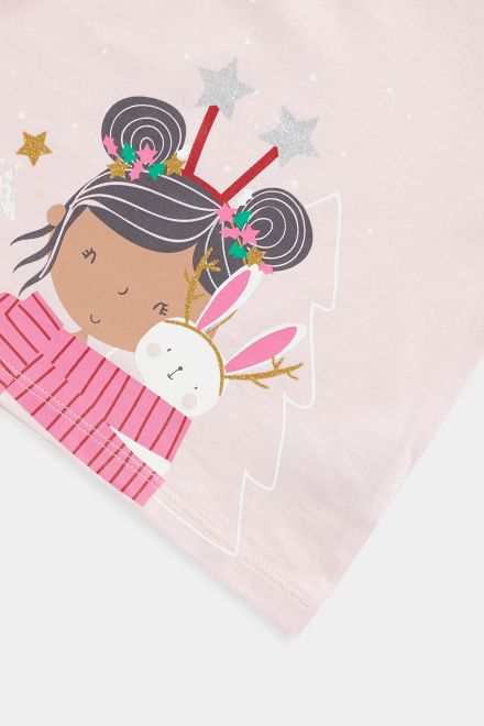 Mothercare / Джемпер трикотажный новогодний для девочки