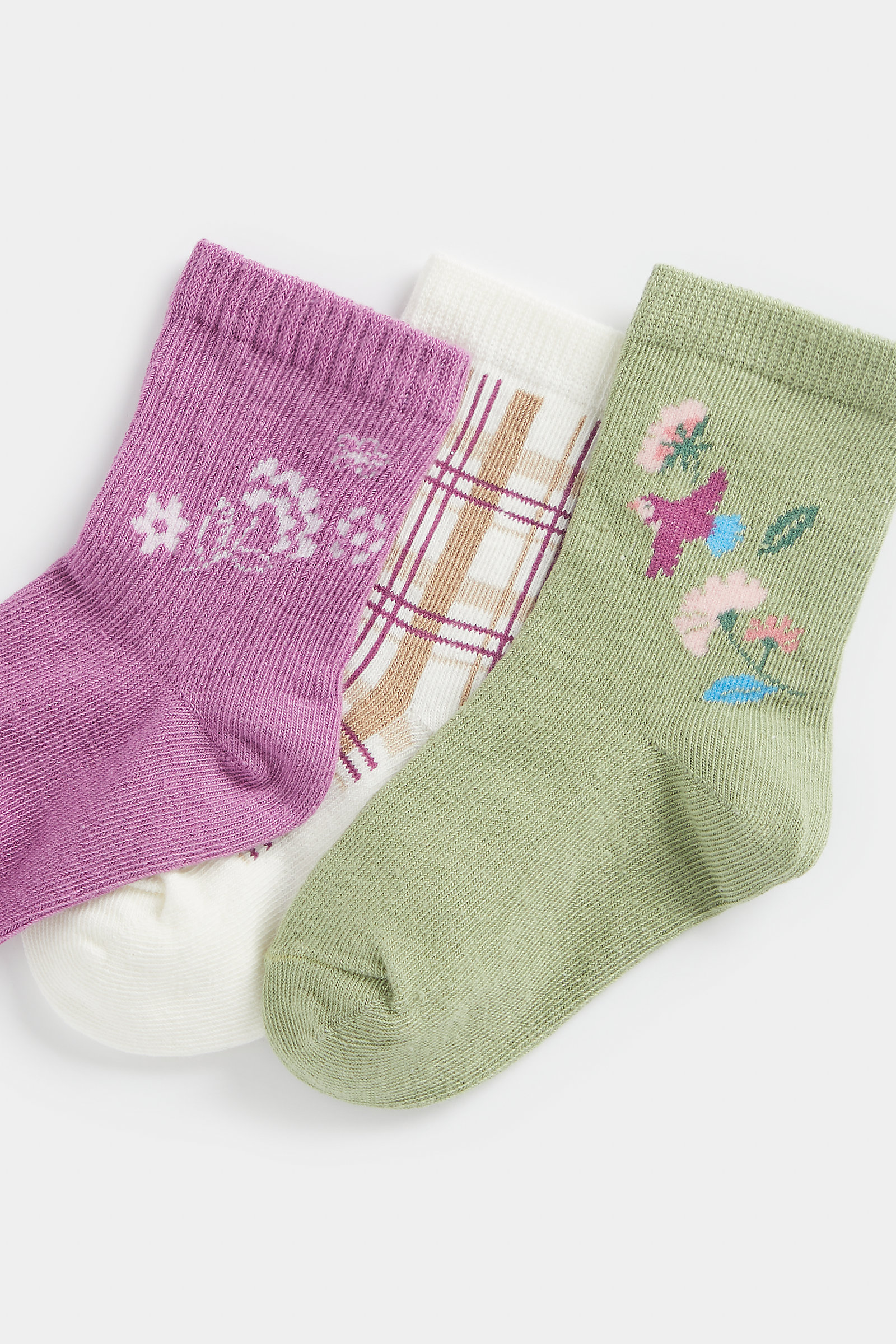 Mothercare / Носки, 3 пары для девочки - фото 2