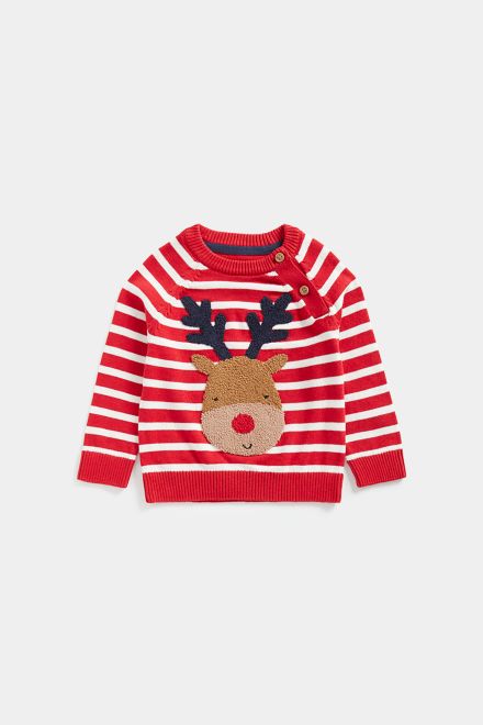 Mothercare / Джемпер вязаный новогодний для мальчика