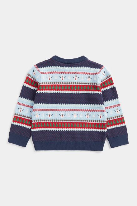 Mothercare / Джемпер вязаный новогодний для мальчика