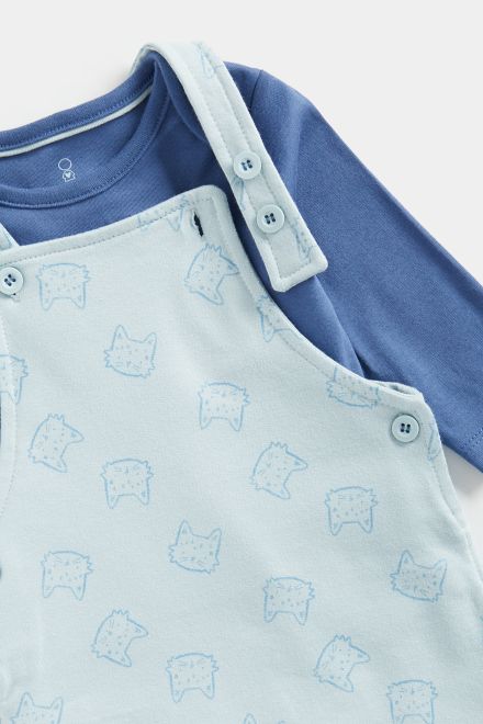 Mothercare / Комплект полукомбинезон и боди для мальчика