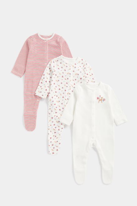 Mothercare / Слип, 3 шт. для девочки