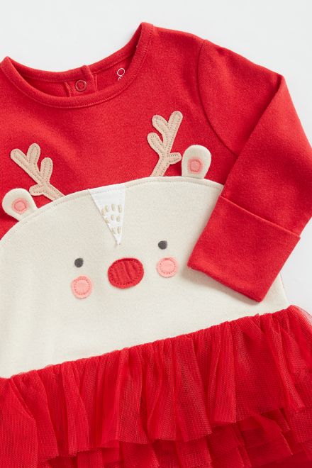 Mothercare / Слип новогодний для девочки