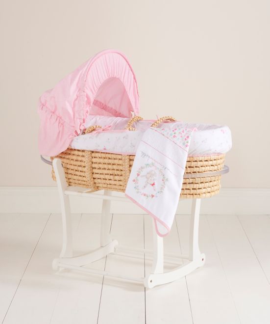 Mothercare / Корзина-колыбель дев. "РОЗОВЫЙ САД"