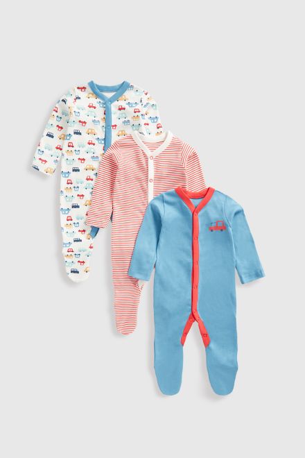 Mothercare / Слип, 3 шт. для мальчика