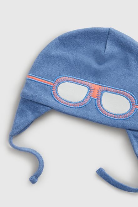 Mothercare / Комплект слип и шапка для мальчика