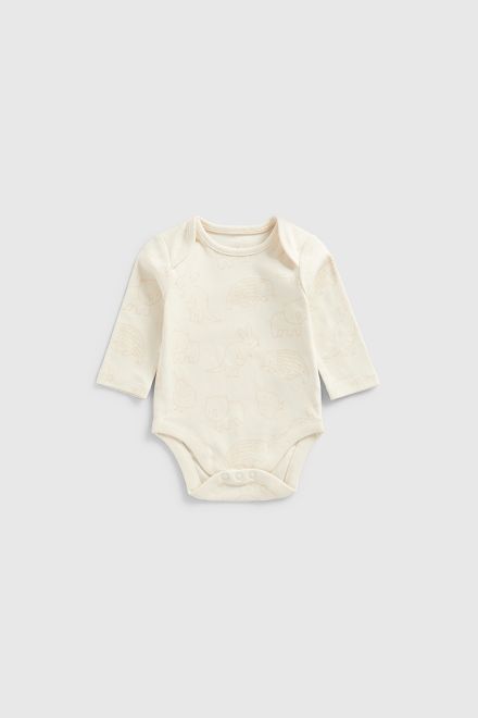 Mothercare / Комплект слип, боди 2 шт., брюки, джемпер трикотажный, фартук нагрудный, варежки-царапки и шапка унисекс