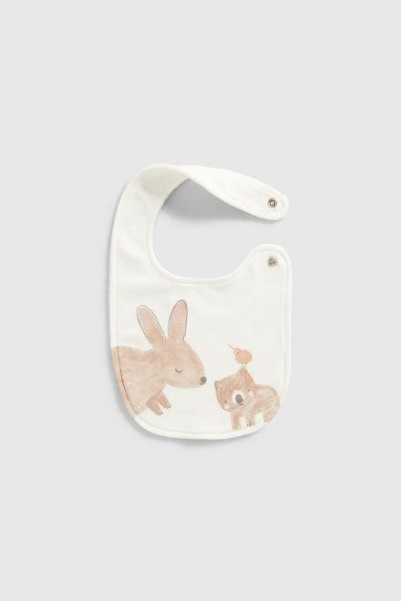 Mothercare / Комплект слип, боди 2 шт., брюки, джемпер трикотажный, фартук нагрудный, варежки-царапки и шапка унисекс