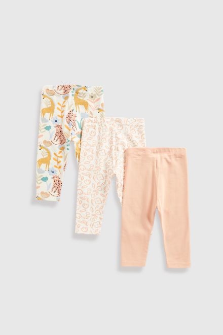 Mothercare / Легинсы, 3 шт. для девочки