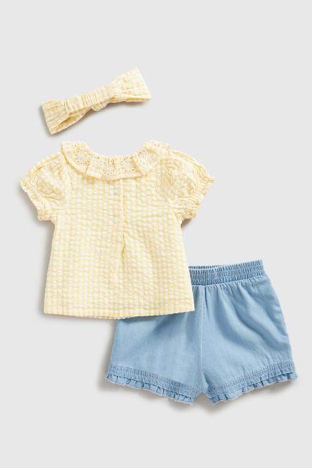 Mothercare / Комплект блузка и шорты для девочки