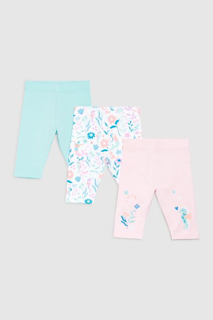 Mothercare / Легинсы, 3 шт. для девочки