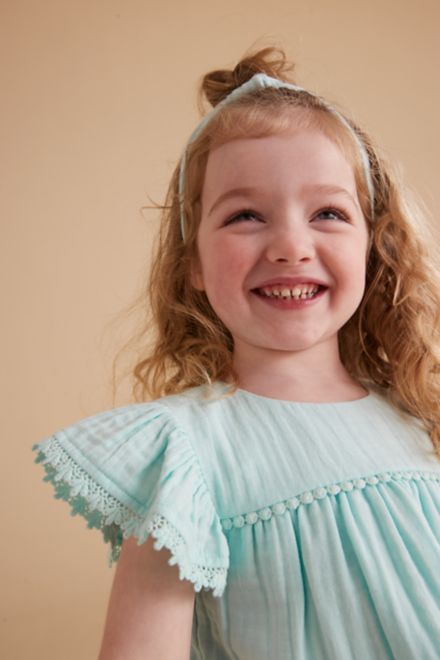 Mothercare / Комплект блузка, шорты и повязка на голову для девочки