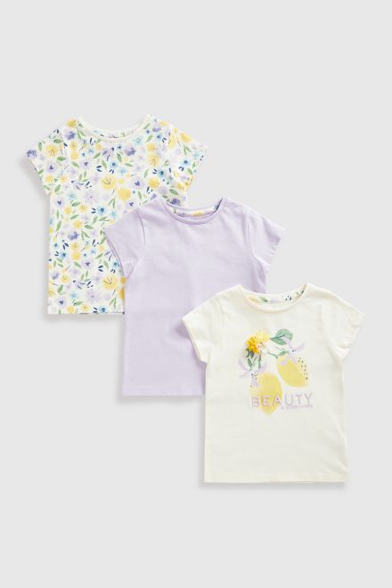 Mothercare / Футболка, 3 шт. для девочки