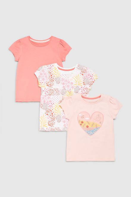 Mothercare / Футболка, 3 шт. для девочки