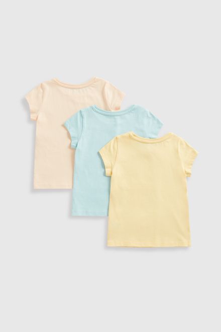 Mothercare / Футболка, 3 шт. для девочки