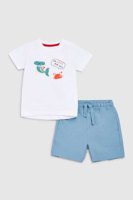 Mothercare / Комплект футболка и шорты трикотажные для мальчика