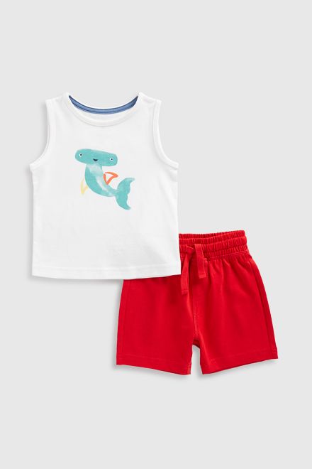 Mothercare / Комплект футболка и шорты трикотажные для мальчика