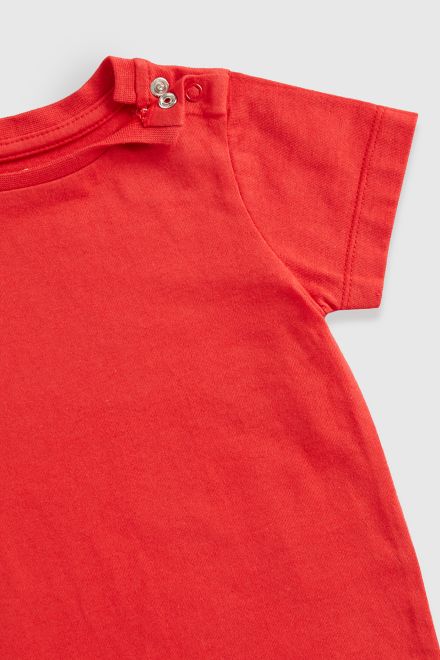 Mothercare / Комплект футболка и полукомбинезон джинсовый для мальчика