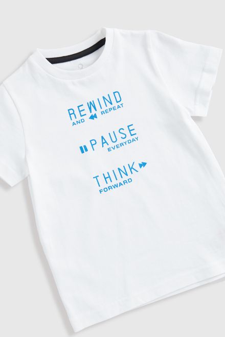 Mothercare / Комплект рубашка с коротким рукавом и футболка для мальчика