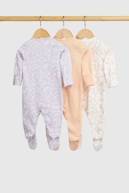 Mothercare / Слип, 3 шт. для девочки