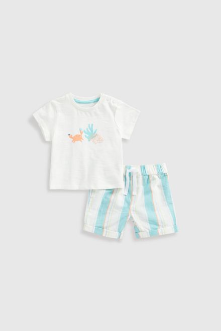 Mothercare / Комплект футболка и шорты для мальчика