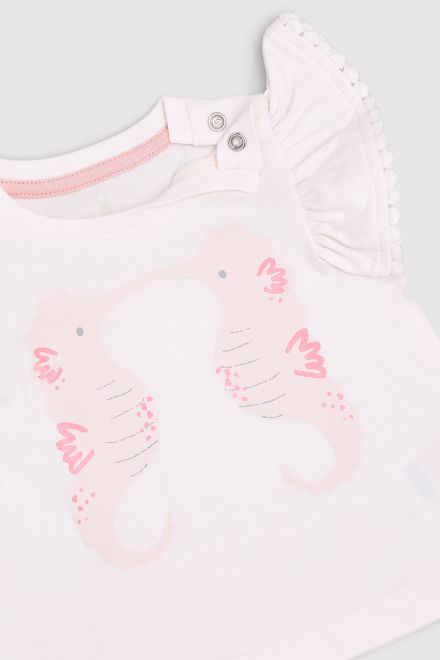 Mothercare / Комплект футболка, шорты и повязка на голову для девочки