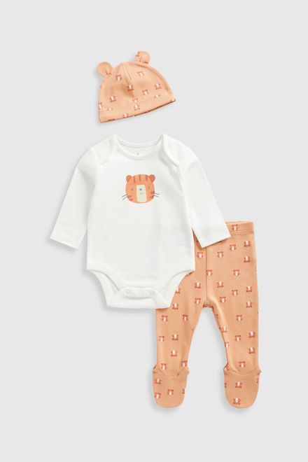 Mothercare / Комплект боди, ползунки и шапка для мальчика