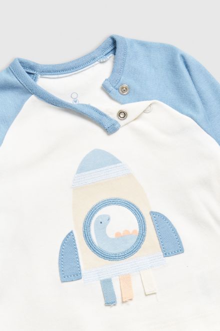 Mothercare / Комплект лонгслив, брюки и шапка для мальчика