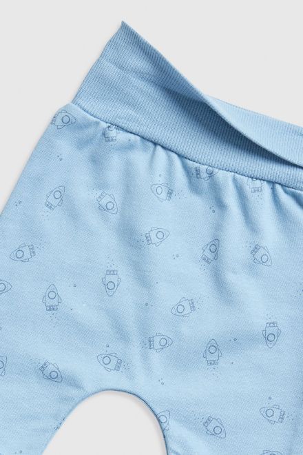 Mothercare / Комплект лонгслив, брюки и шапка для мальчика