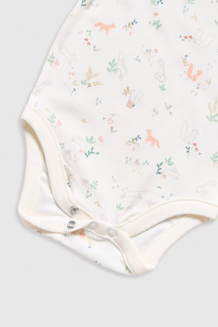 Mothercare / Комплект боди, слип без ножек и фартук нагрудный унисекс