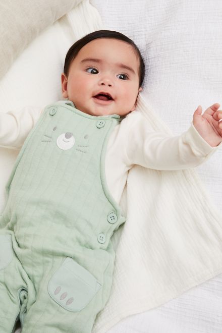 Mothercare / Комплект боди и полукомбинезон стёганый унисекс