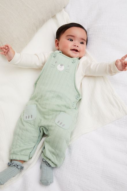 Mothercare / Комплект боди и полукомбинезон стёганый унисекс