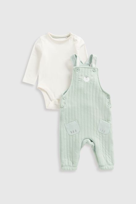 Mothercare / Комплект боди и полукомбинезон стёганый унисекс
