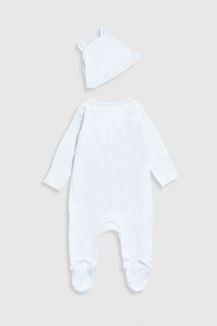 Mothercare / Комплект слип и шапка для мальчика