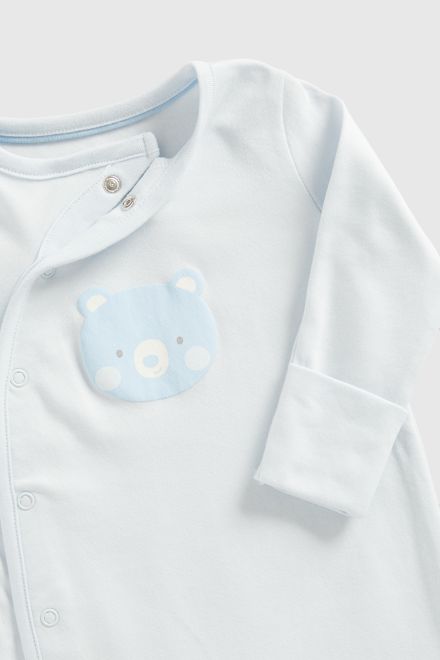 Mothercare / Комплект слип, боди 2 шт.,брюки, лонгслив, фартук нагрудный, варежки-царапки и шапка для мальчика