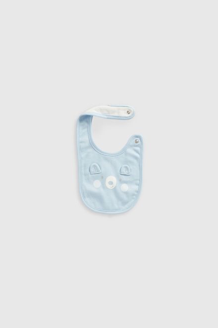 Mothercare / Комплект слип, боди 2 шт.,брюки, лонгслив, фартук нагрудный, варежки-царапки и шапка для мальчика