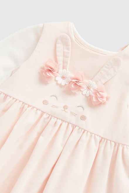 Mothercare / Комплект боди, сарафан  и колготки для девочки