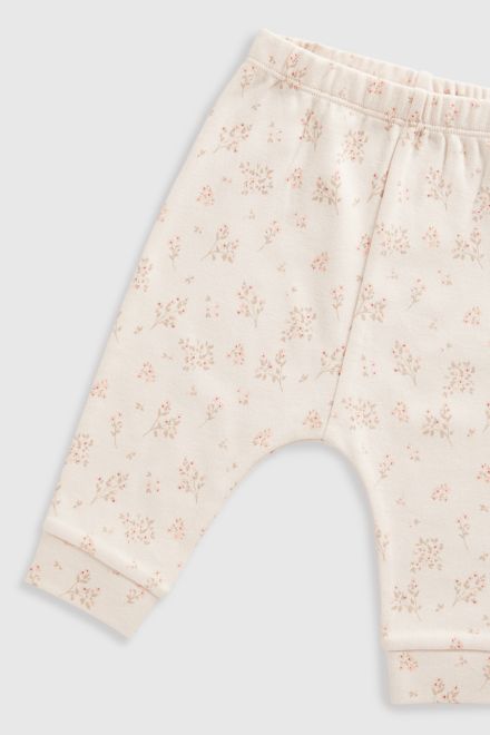 Mothercare / Комплект слип, боди 2 шт., брюки, джемпер трикотажный, фартук нагрудный, варежки-царапки и шапка для девочки