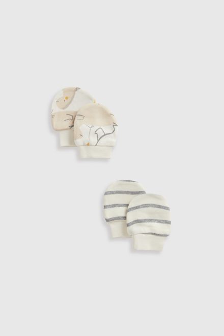 Mothercare / Варежки-царапки, 2 пары для мальчика