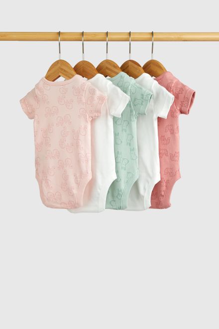 Mothercare / Боди с коротким рукавом, 5 шт. для девочки