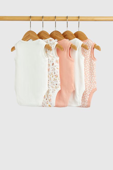 Mothercare / Боди без рукавов, 5 шт. для девочки