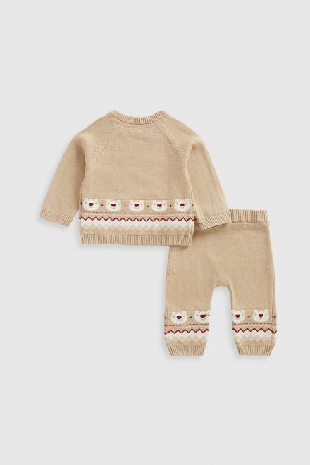 Mothercare / Комплект вязаный джемпер и брюки для девочки