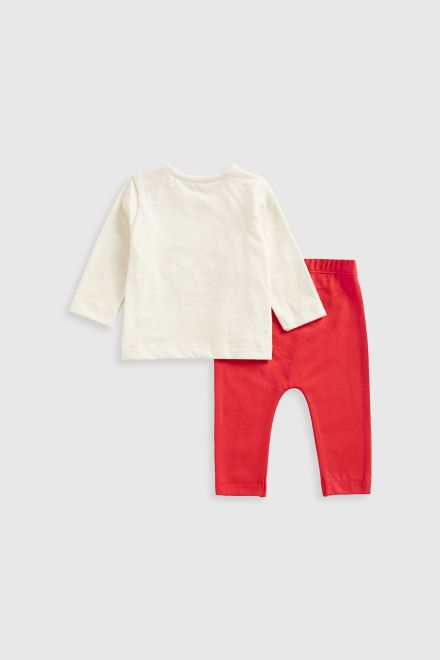 Mothercare / Комплект новогодний лонгслив и брюки унисекс