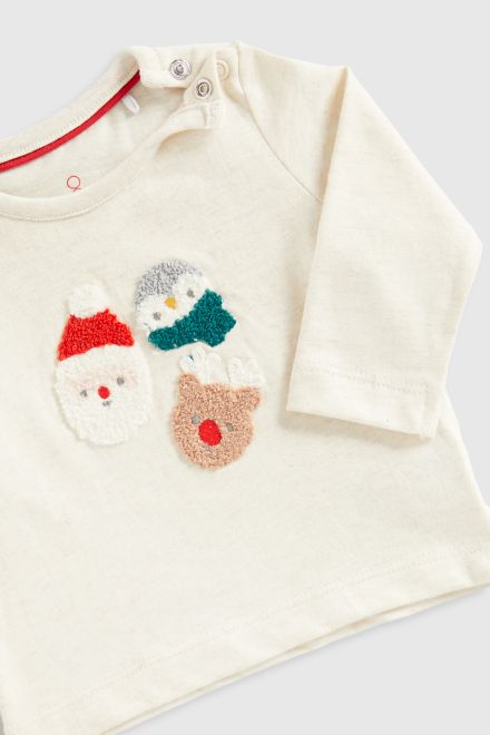 Mothercare / Комплект новогодний лонгслив и брюки унисекс