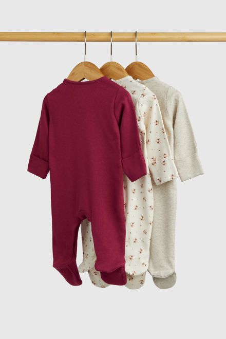 Mothercare / Слип, 3 шт. для девочки