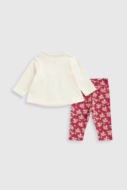 Mothercare / Комплект лонгслив и легинсы для девочки