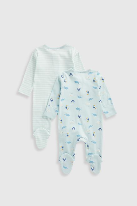 Mothercare / Слип на молнии, 2 шт. для мальчика