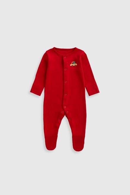 Mothercare / Слип новогодний, 3 шт. для мальчика