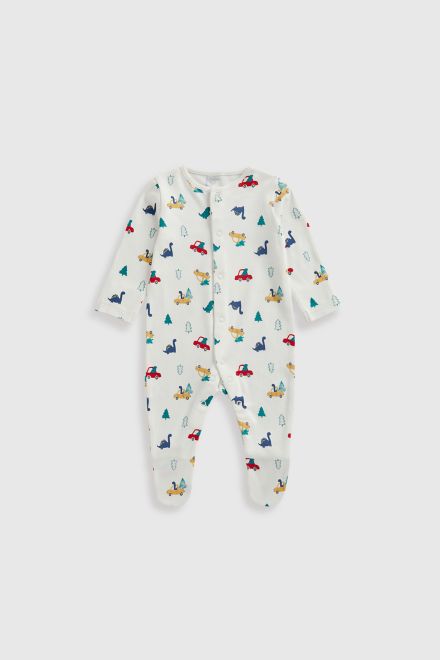 Mothercare / Слип новогодний, 3 шт. для мальчика